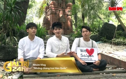 Những chàng trai Hàn Quốc mê làm Vlog về văn hoá Việt