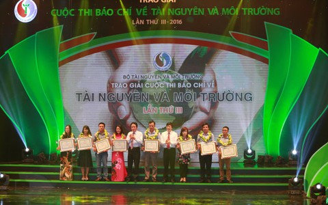26 tác phẩm đạt giải báo chí về Tài nguyên và Môi trường lần thứ III