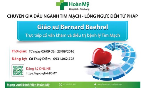 GS Bernard Baehrel cố vấn khám và điều trị tại BVĐK Hoàn Mỹ Cửu Long