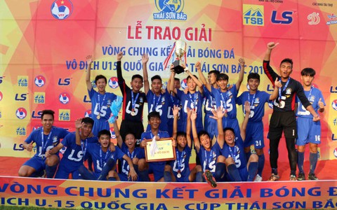 Hoàng Anh Gia Lai vô địch U-15 quốc gia 2016