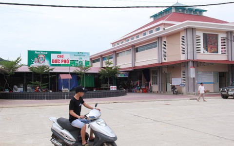 Ngày 6-9 tháo dỡ chợ Đức Phổ cũ