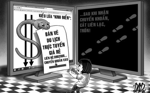 Bị lừa vì mua vé du lịch  nước ngoài qua mạng 