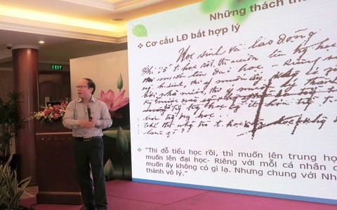 Học trung học xong thì phải vào thị trường lao động