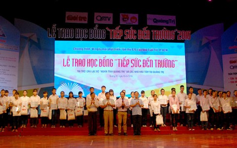 188 suất học bổng cho tân sinh viên nghèo Quảng Trị
