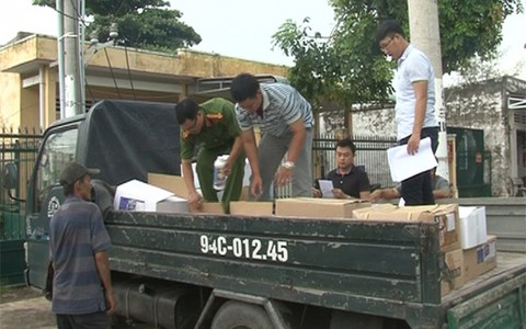 Bắt lượng lớn thuốc thủy sản thuộc danh mục cấm lưu hành