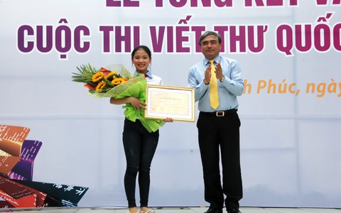VN đoạt giải nhất cuộc thi viết thư quốc tế UPU lần thứ 45