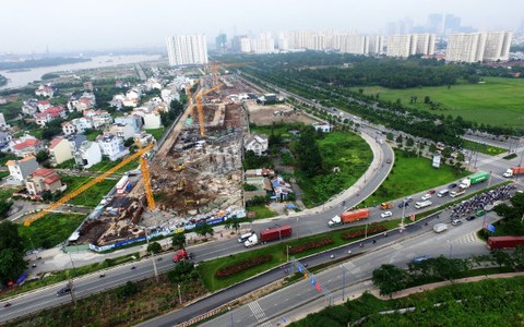 Cao ốc thay đổi mạnh diện mạo khu Thủ Thiêm