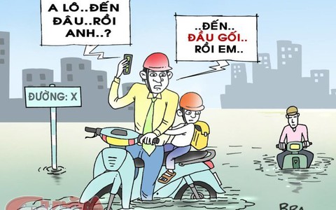 Điểm nóng 360: Mưa lớn, xe chết máy, dân trễ giờ làm