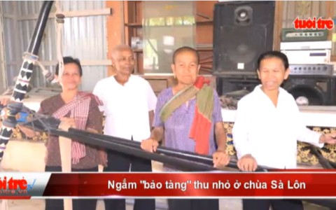 Ngắm "bảo tàng" chùa Sà Lôn phục vụ đồng bào Phật tử
