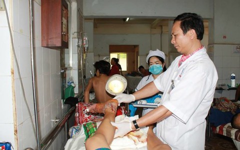 Nhiều người nhập viện
vì máy cắt cỏ