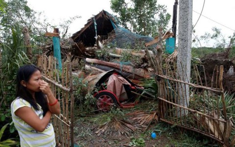 Siêu bão Haima quét Philippines, 12 người thiệt mạng