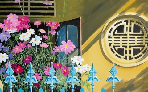Cửa sổ Việt Nam nên thơ qua tranh của họa sĩ Anh