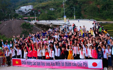 Khánh thành cầu Cốc Pài kết nối Hà Giang - Lào Cai
