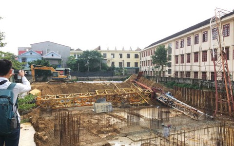 Dự án bị hủy trước khi cần cẩu sập đè chết nam sinh