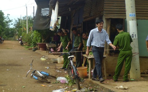 Công an: cụ ông ngăn công an bắt con, chết do bệnh lý