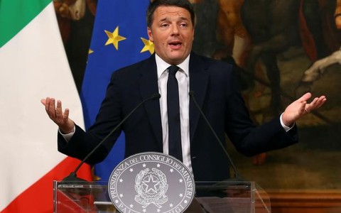 Thủ tướng Ý Matteo Renzi chính thức từ chức