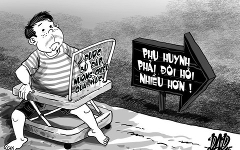 Góc riêng tư: Khổ vì con đua đòi