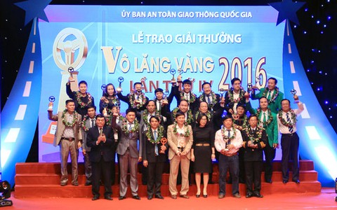 Trao giải Vô lăng vàng cho 26 doanh nghiệp, 59 lái xe
