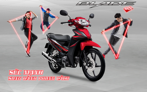 Honda Blade 110 phiên bản mới đáp ứng tiêu chuẩn khí thải Euro 3