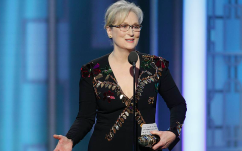 Meryl Streep "đá xoáy" Trump khi nhận giải Quả Cầu Vàng