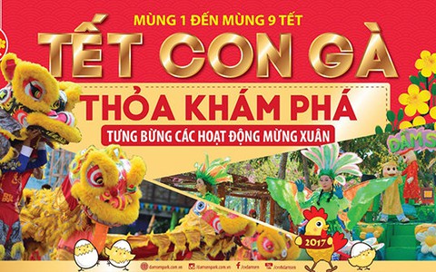 Đầm Sen đón xuân với hàng loạt hoạt động giải trí hấp dẫn