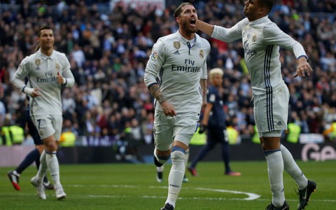 Ramos lập cú đúp, R.M tìm lại niềm vui chiến thắng