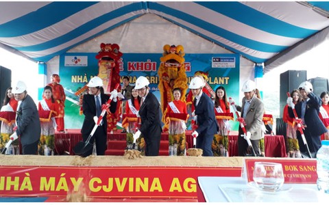 Công ty CJ Vina Agri khởi công xây dựng nhà máy tại Bình Định