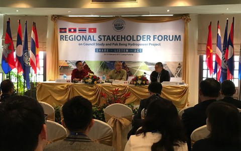 Lào cam kết về đập Pak Beng
