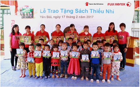 Fuji Xerox và dự án tặng sách "Vì thế hệ tương lai”