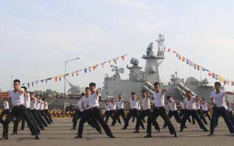 Bộ đội ra quân huấn luyện năm 2017