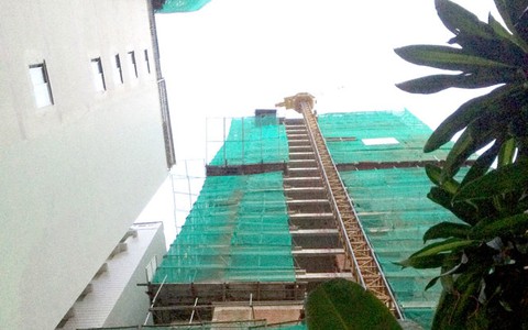 Xây vượt tầng khi chưa được cấp phép