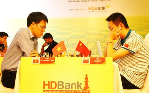Quang Liêm hòa 2 nhà vô địch Trung Quốc