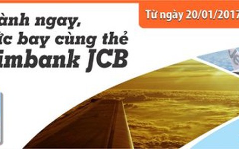Phát hành ngay, thỏa sức bay cùng thẻ Jetstar - Eximbank JCB