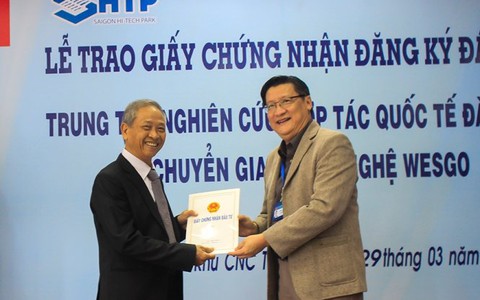 ​SHTP xây dựng trung tâm đào tạo và chuyển giao công nghệ WESGO