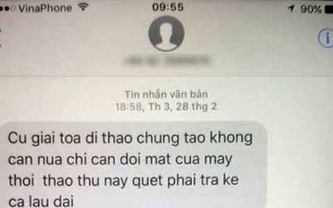 Chủ tịch xã bị đe dọa lấy đôi mắt