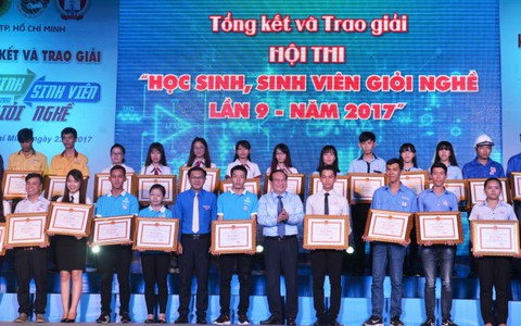 Vinh danh học sinh, sinh viên giỏi nghề năm 2017