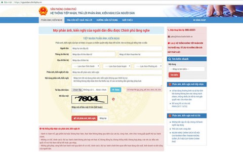 Ban hành Quy chế trả lời người dân trên website Chính phủ
