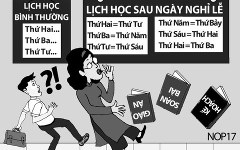 Nghỉ lễ xong, có nên lùi thời khóa biểu?