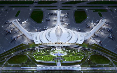 Chọn thiết kế hoa sen cách điệu cho sân bay Long Thành