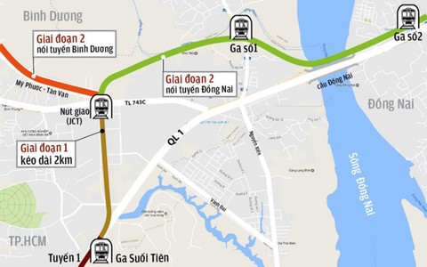 Cần hơn 21.000 tỷ để nối metro về Bình Dương, Đồng Nai