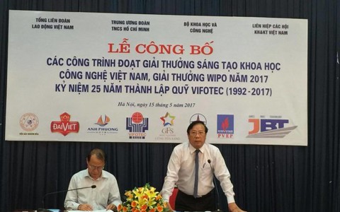 45 công trình được trao giải thưởng VIFOTEC
