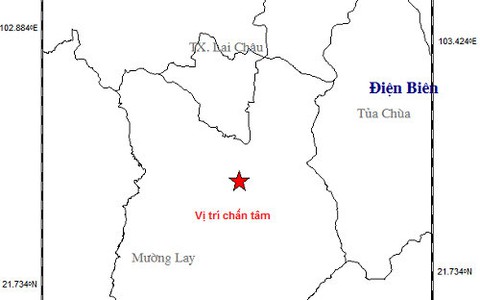 Liên tục xảy ra động đất ở Điện Biên