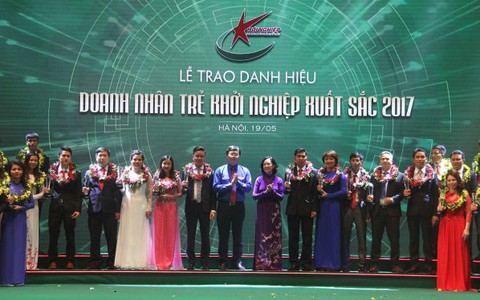 Vinh danh doanh nhân trẻ khởi nghiệp xuất sắc năm 2017