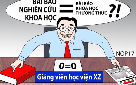 Bi hài chuyện viết bài báo khoa học