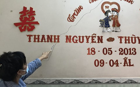 Thi công cống làm nứt 35 nhà dân