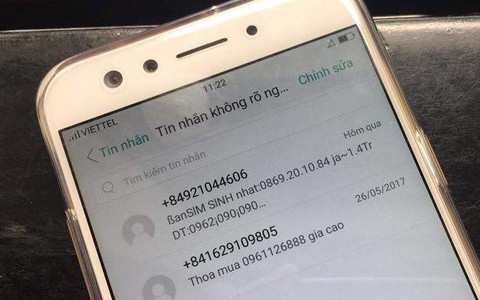 Không dễ chặn tin nhắn rác