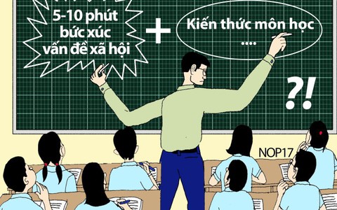 Xin đừng đưa những bức xúc lên bục giảng!