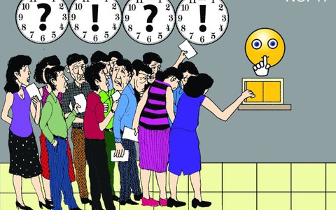 Cửa làm thủ tục