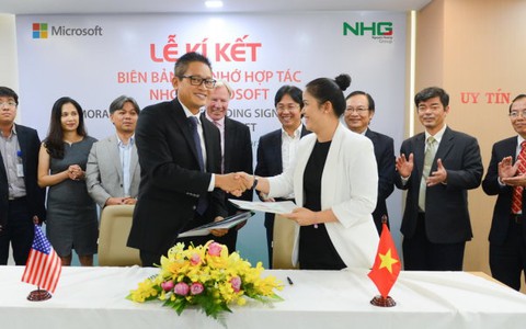 Microsoft và Tập đoàn Nguyễn Hoàng thúc đẩy trường học thông minh