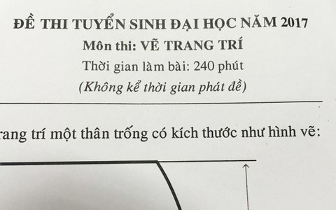 ĐH Sư phạm kỹ thuật TP.HCM công bố điểm thi môn vẽ